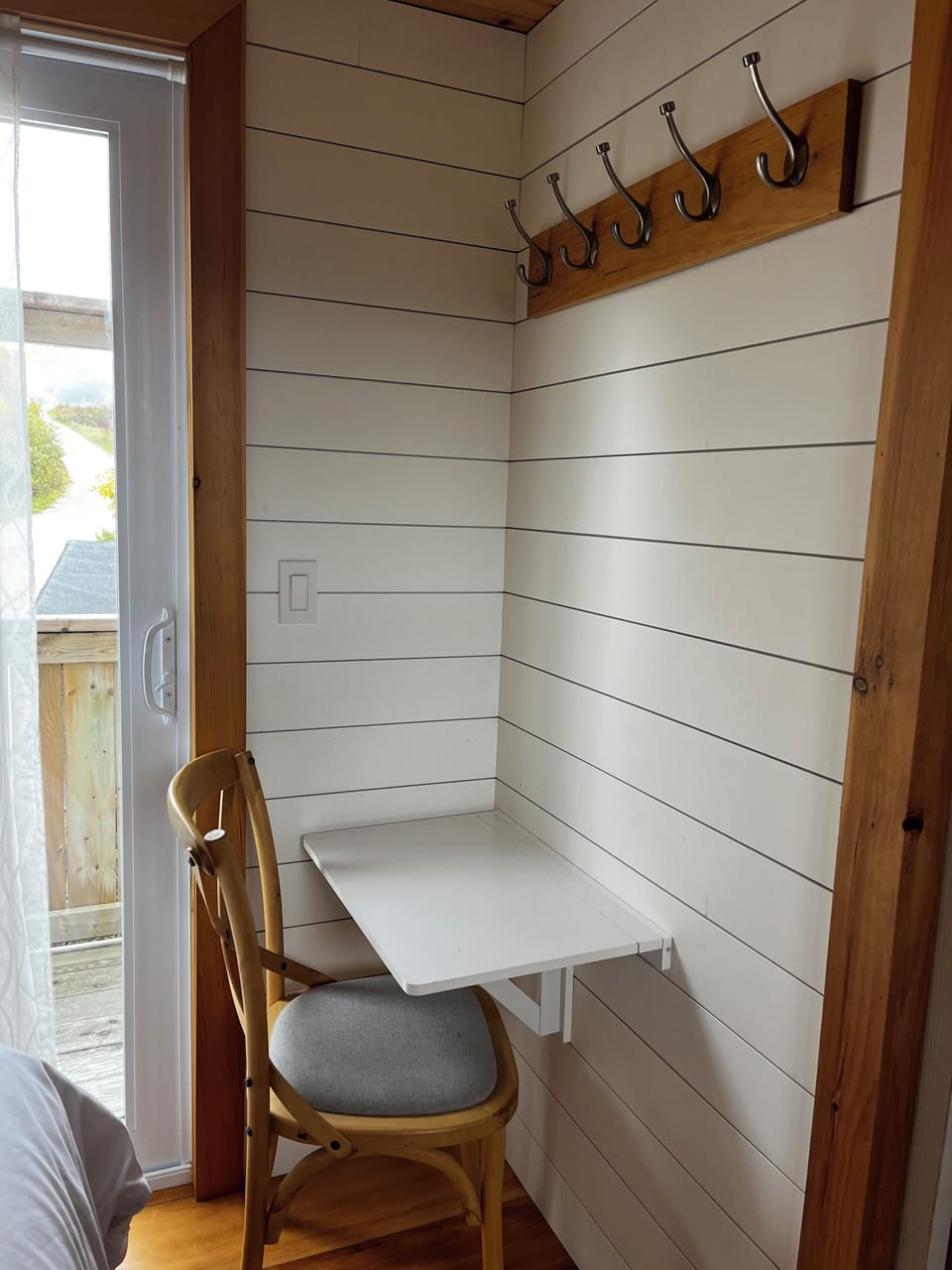 Small workspace in downstairs bedroom