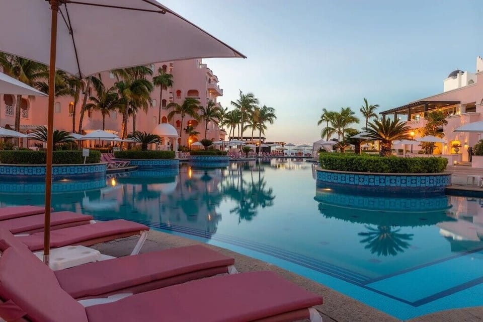 Poolside views 