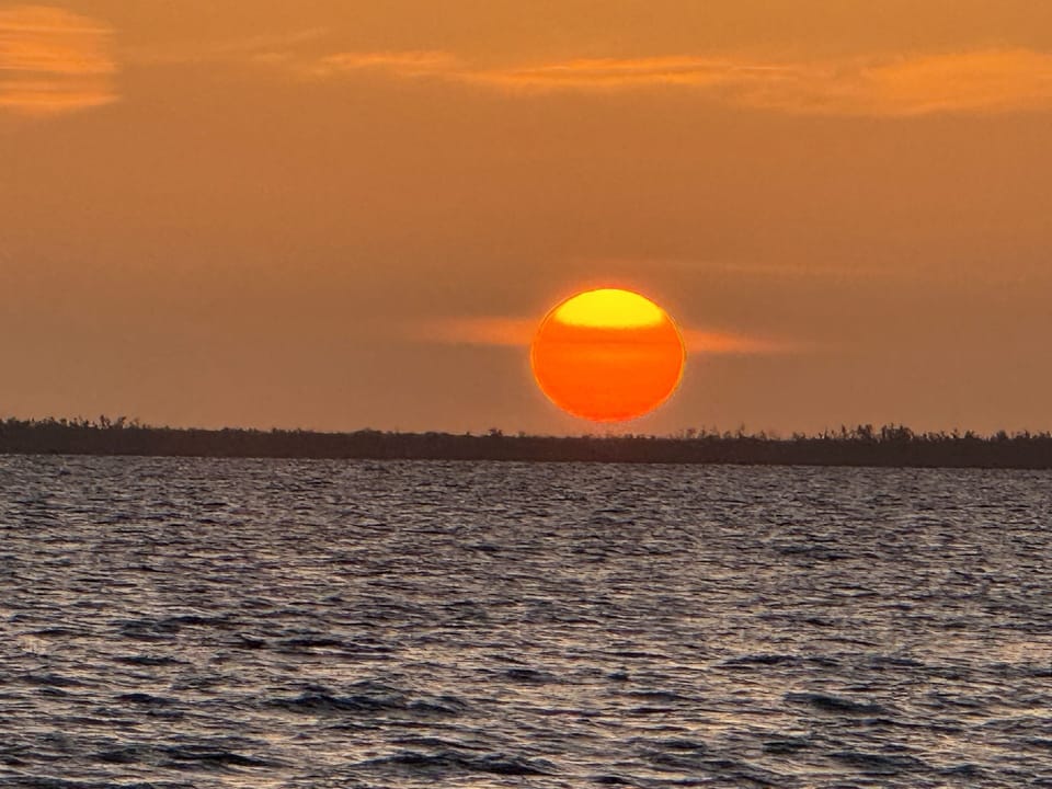 End the day relaxing with this gorgeous sunset view!