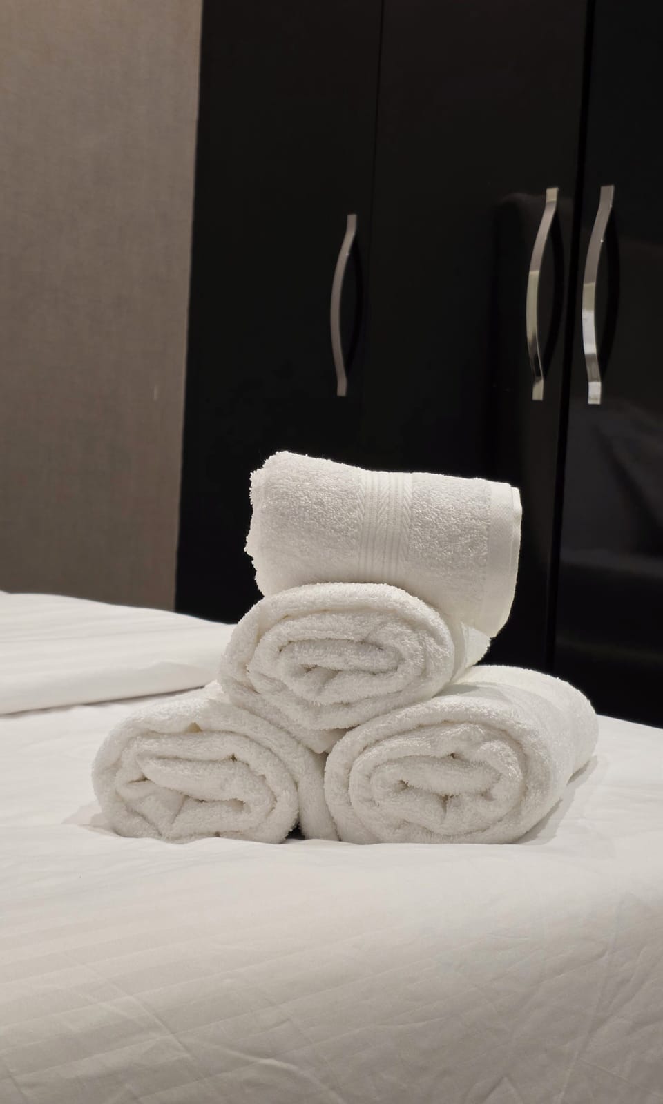 Beddings linen, towels and free toiletries