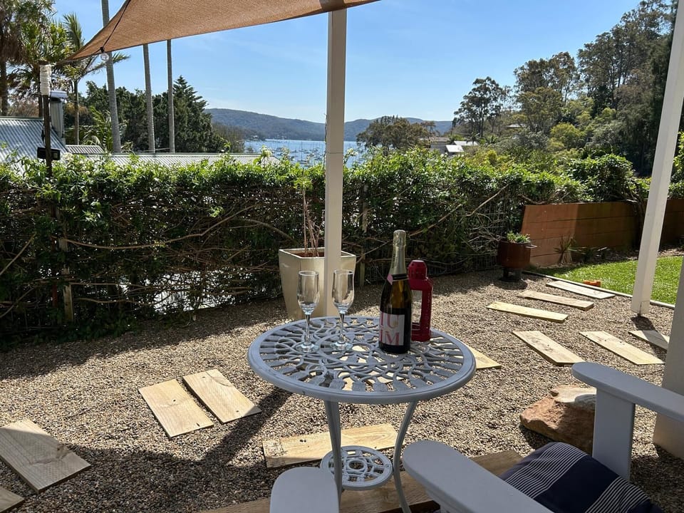 Pittwater views from patio area.
