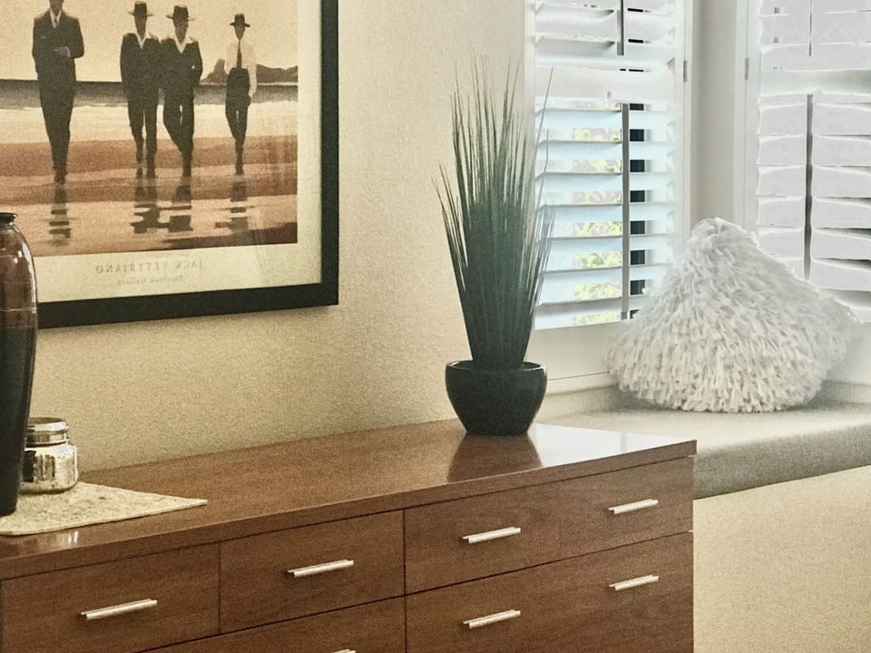 Queen Dresser and Window Ledge