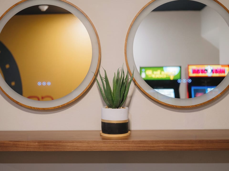 Glam Selfie/Prep Station in Game Room