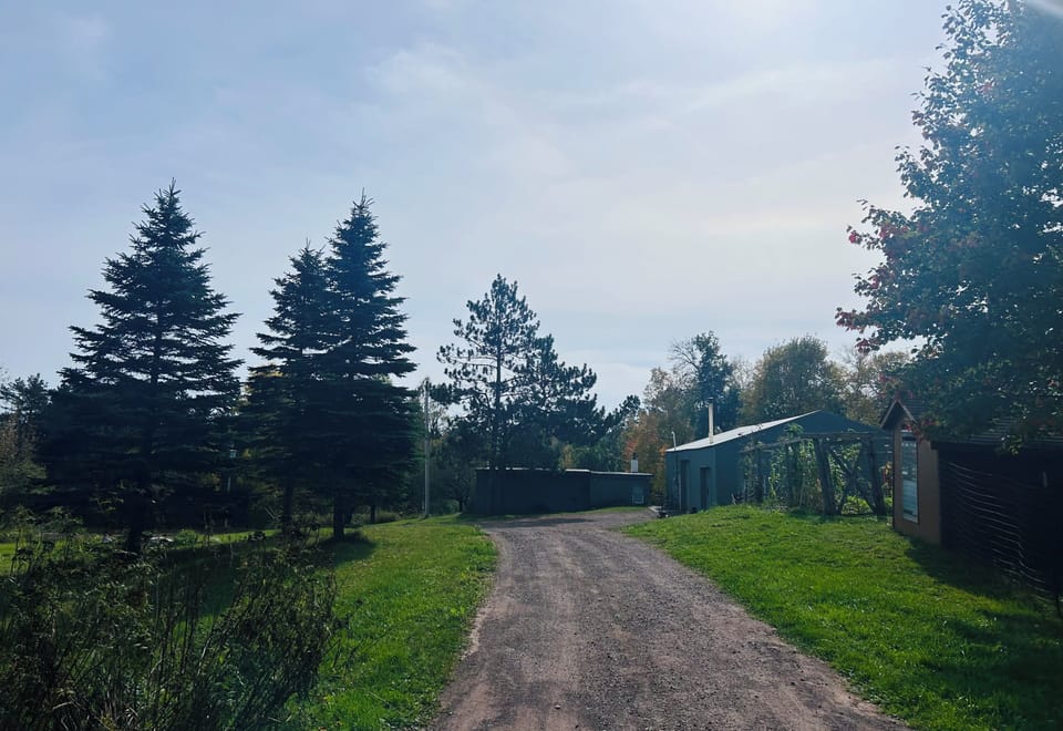 guest house in building on right