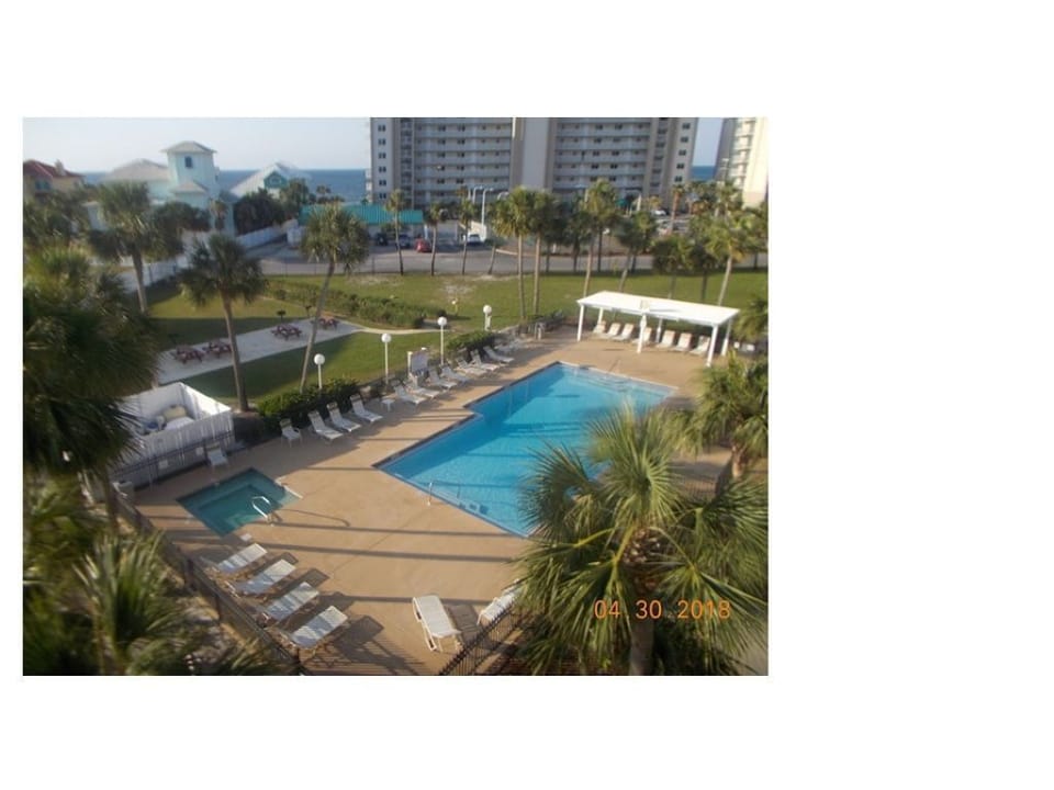 Our beautiful pool, hot tub and BBQ area.