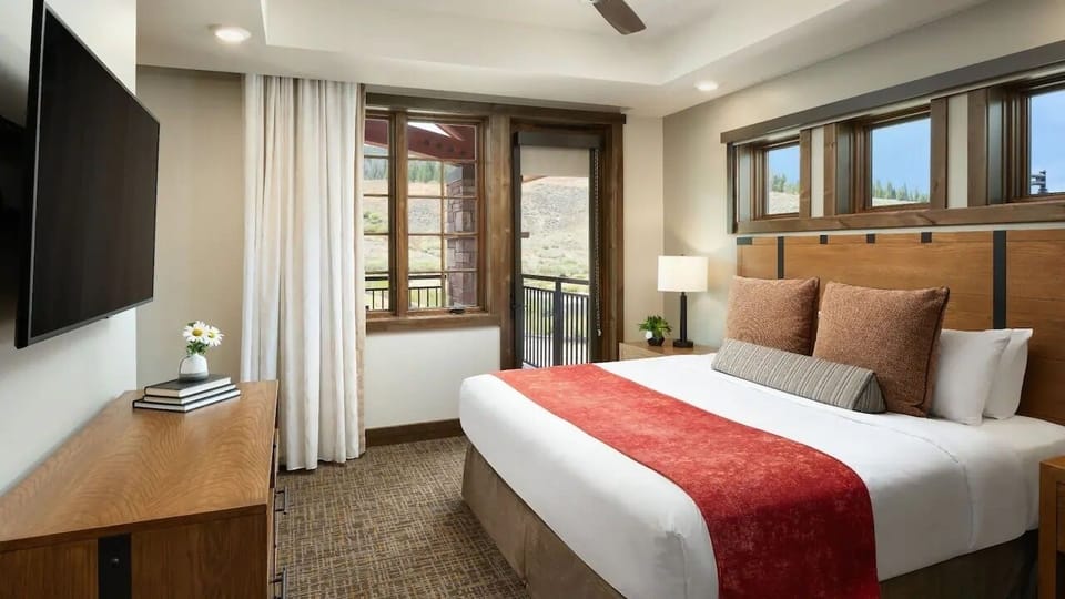 Bedroom with king bed