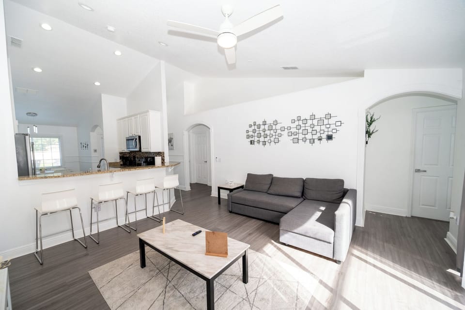 Spacious layout so everyone can chill together.