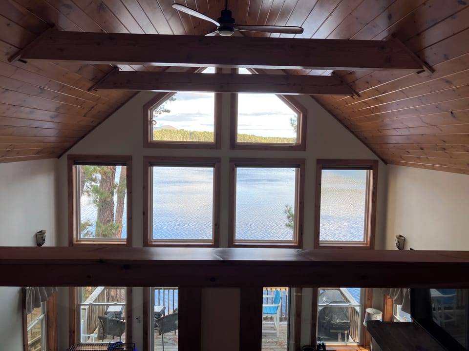 Lake view from loft