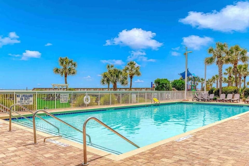 Oceanfront pool deck!
