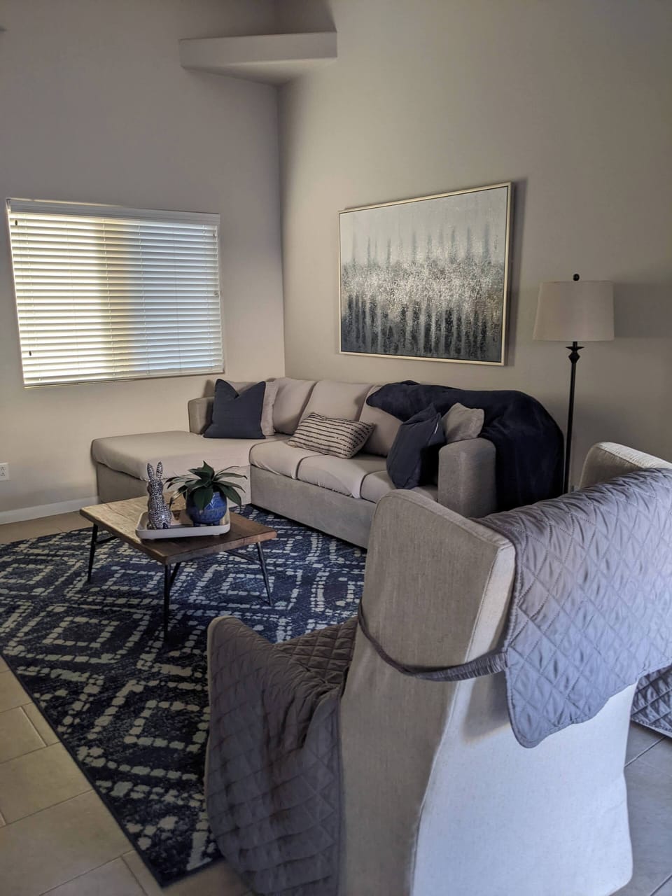 Living room with lots of natural light