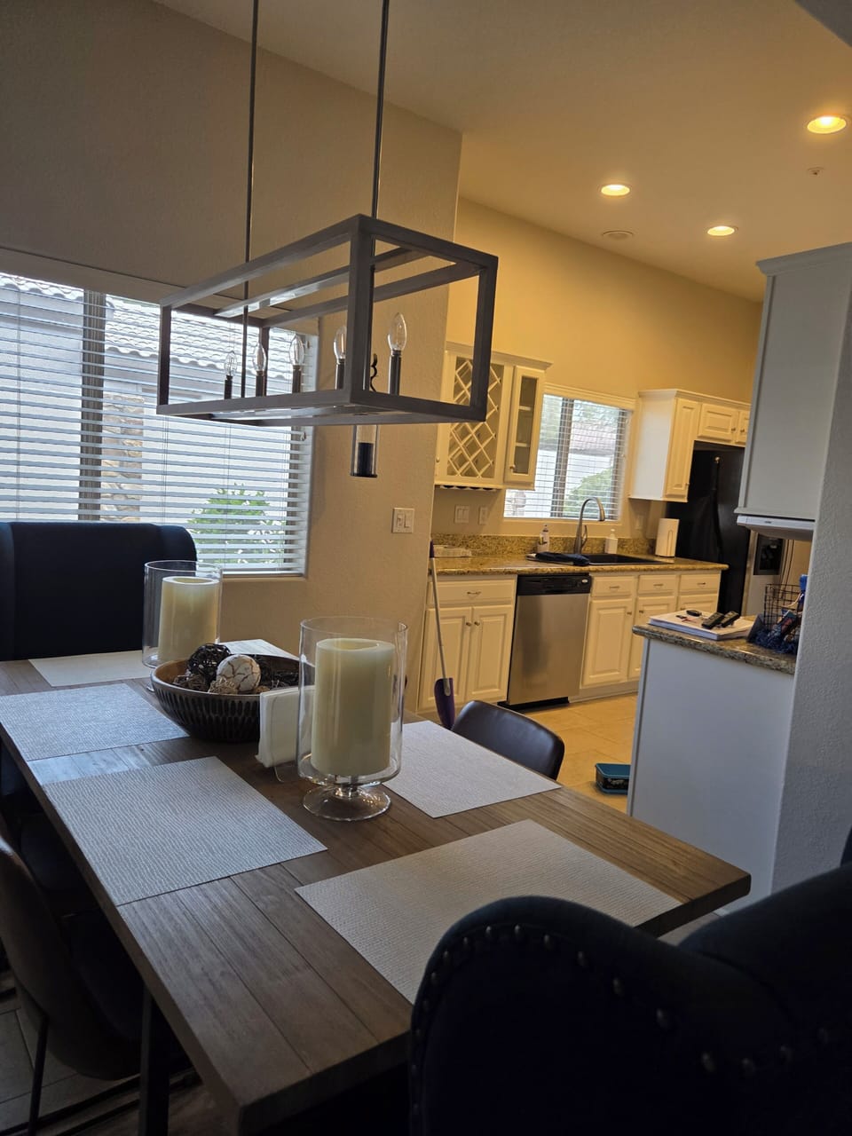 Dining room with seating for six