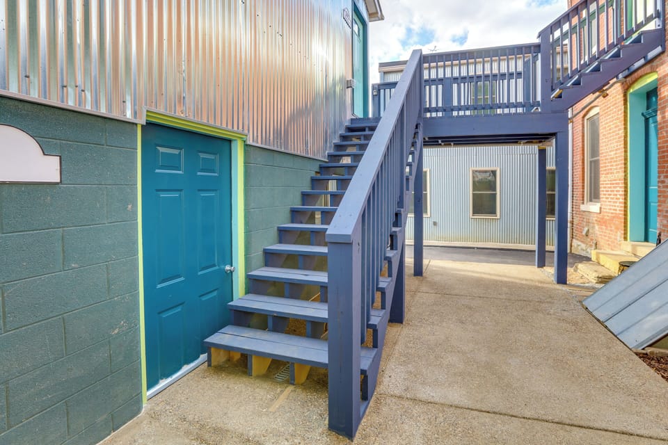Stairs to Access Studio