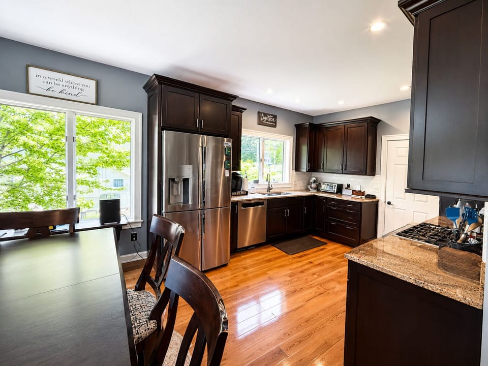 Fully equipped kitchen