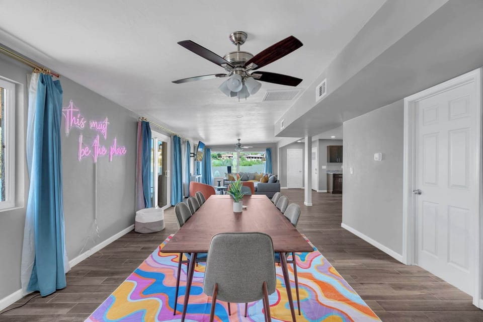 Start your day in this bright dining space filled with natural light and modern touches. The perfect place to enjoy your morning coffee or a relaxed evening meal.