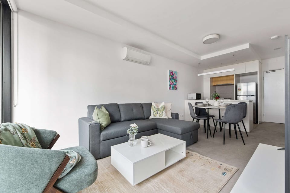 A spacious living