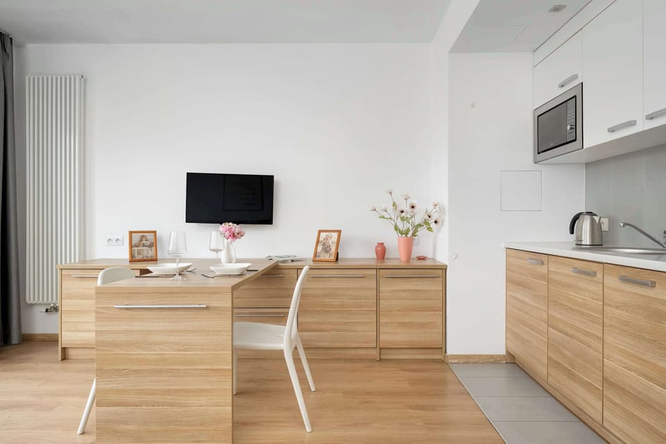 The living area offers a perfect blend of comfort and modern style.