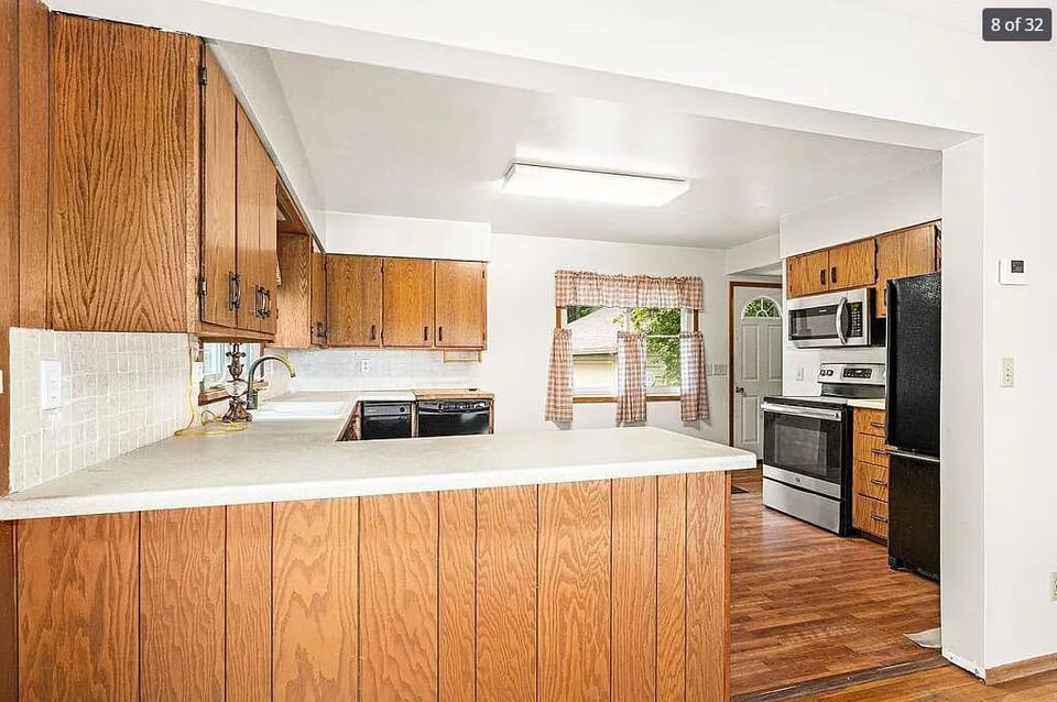 **Old photo, remodel in progress**