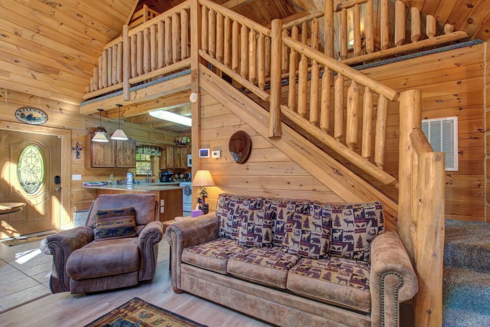 Appalachian Joy's cozy living area