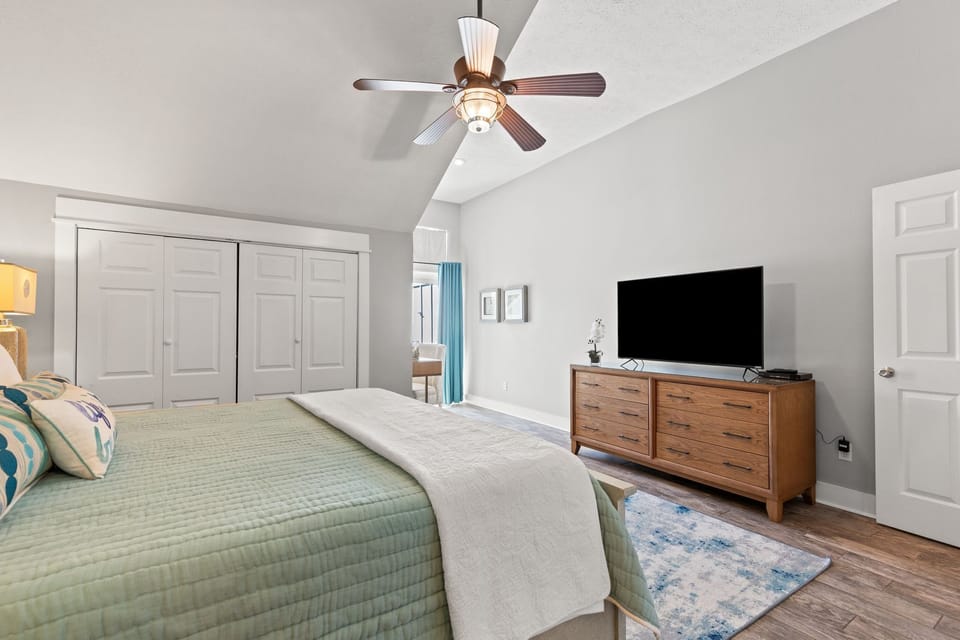 Master Bedroom (3) view w/ TV