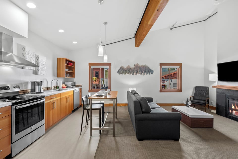 Kitchen and Living Area