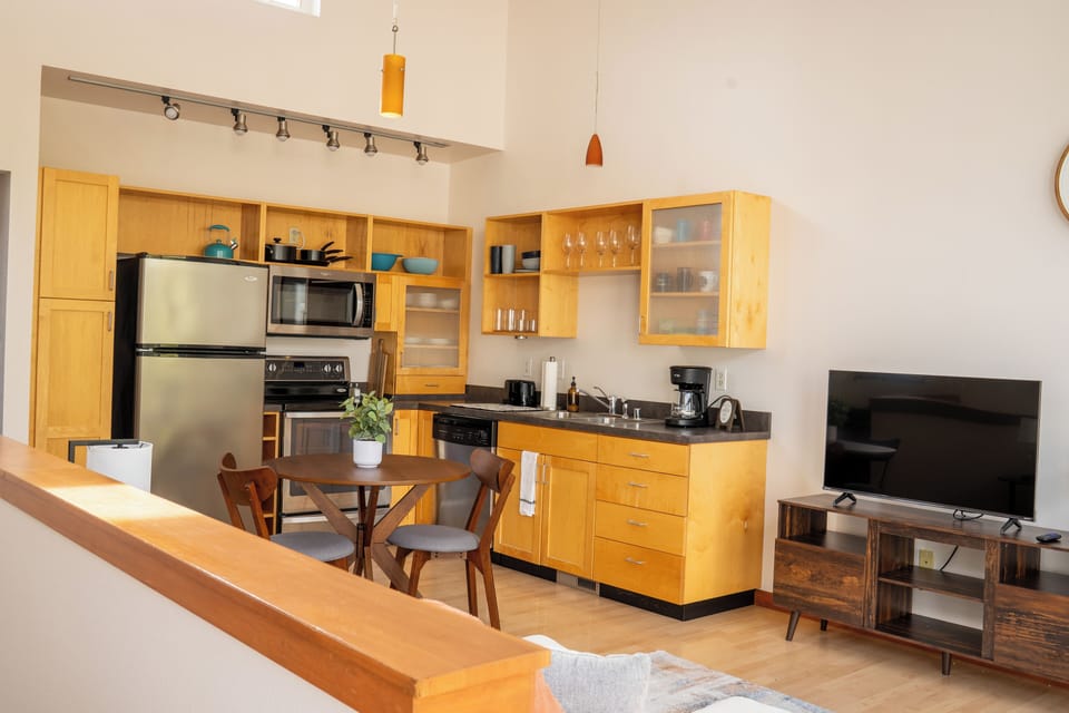 Fully stocked kitchen-cook like you're at home
