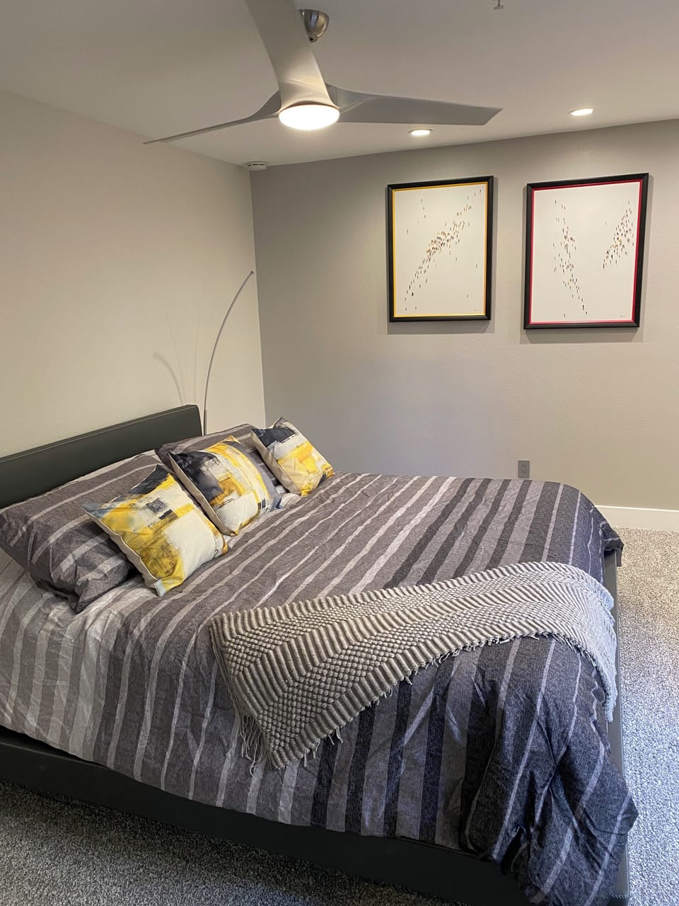 3rd king size bedroom with slider to outside