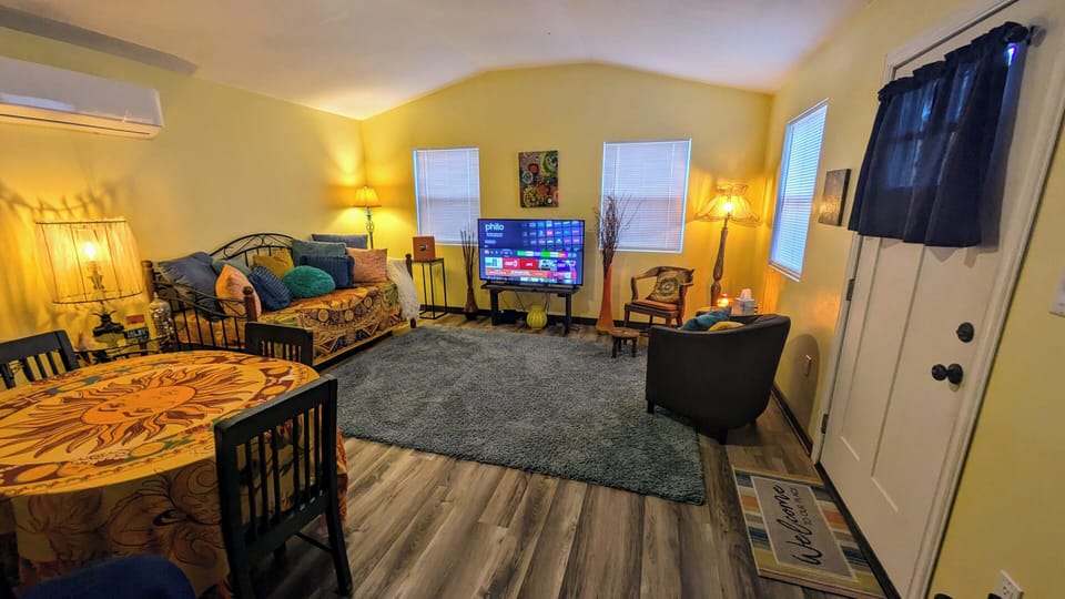 Living room from the hallway door