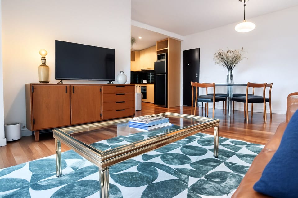 Living Room with Smart TV