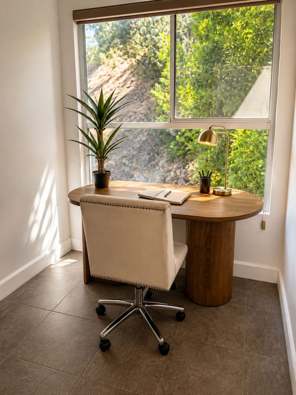 Upstairs Flex room set up as Home office space
