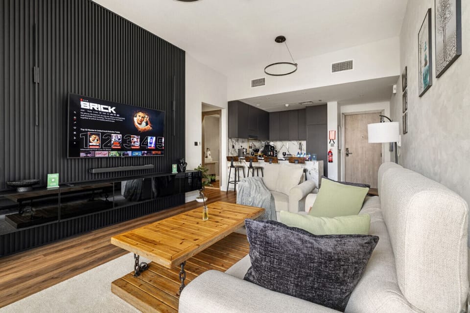 Stylish open living space, perfect for relaxing after a day out.