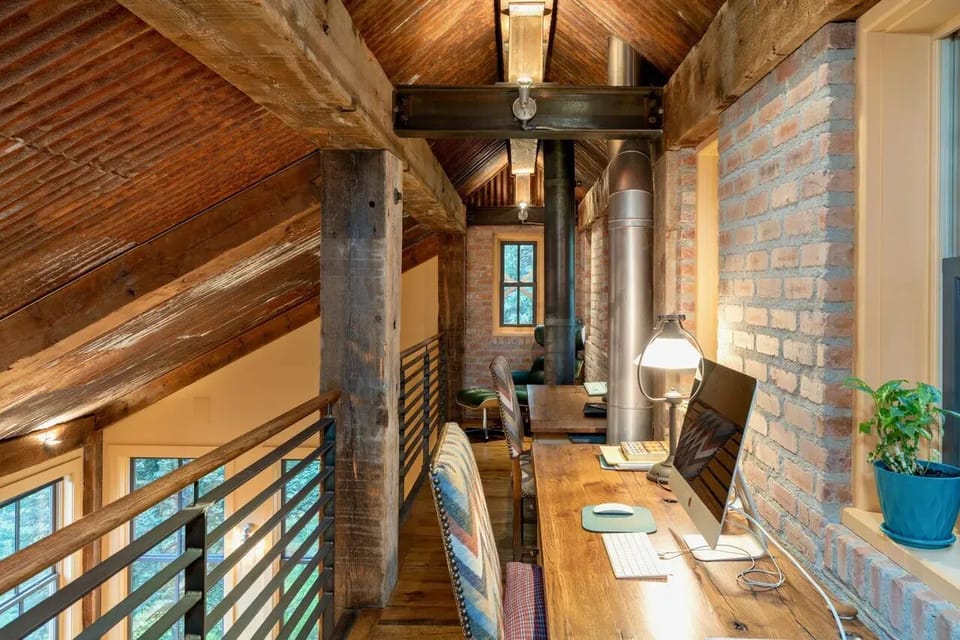 Upstairs office space