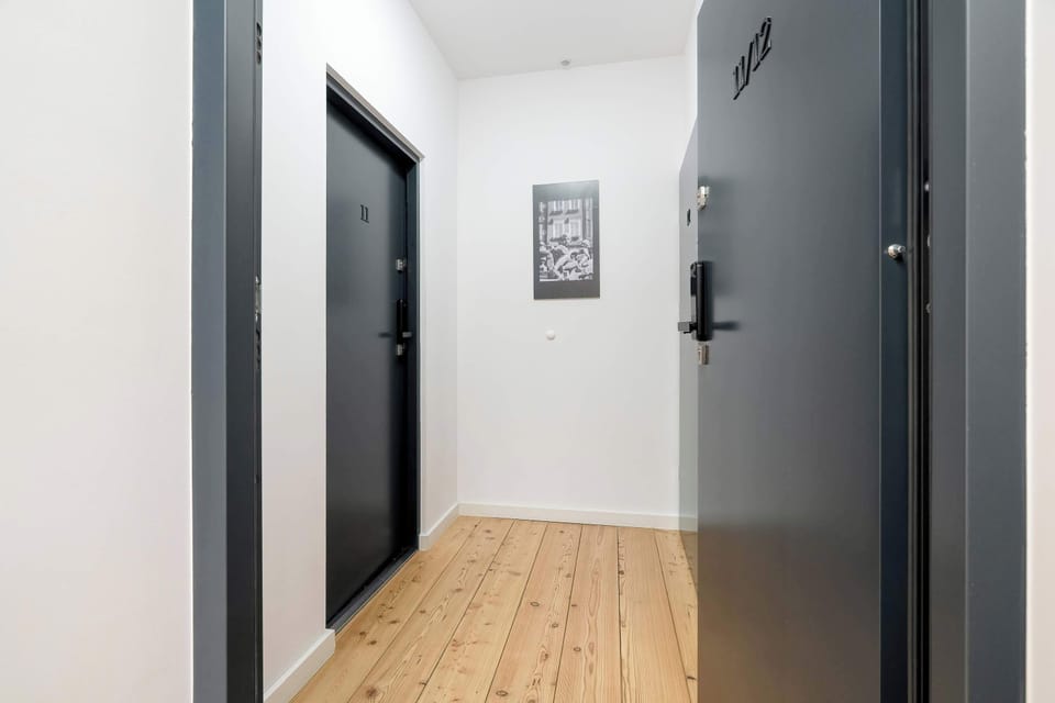 Entrance to a common corridor for two flats