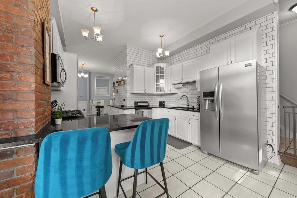 The updated kitchen offers ample space & all the comforts of home​