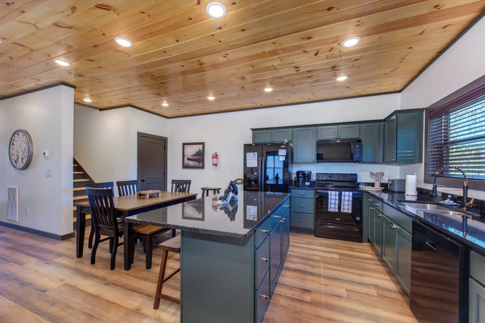 Blue Bella's fully-equipped kitchen