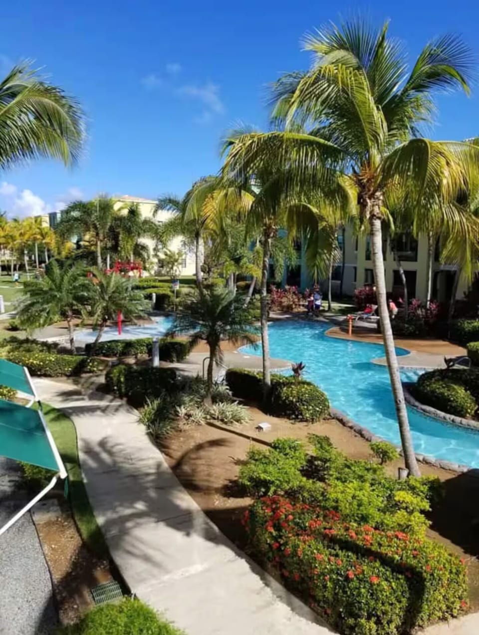 Lazy river pool view