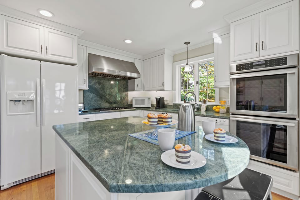 Fully stocked kitchen