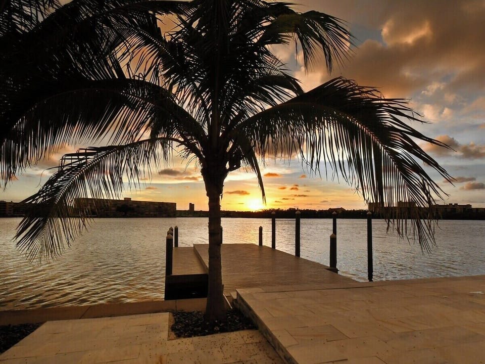 Pool area where you can dip and enjoy the Sunset.