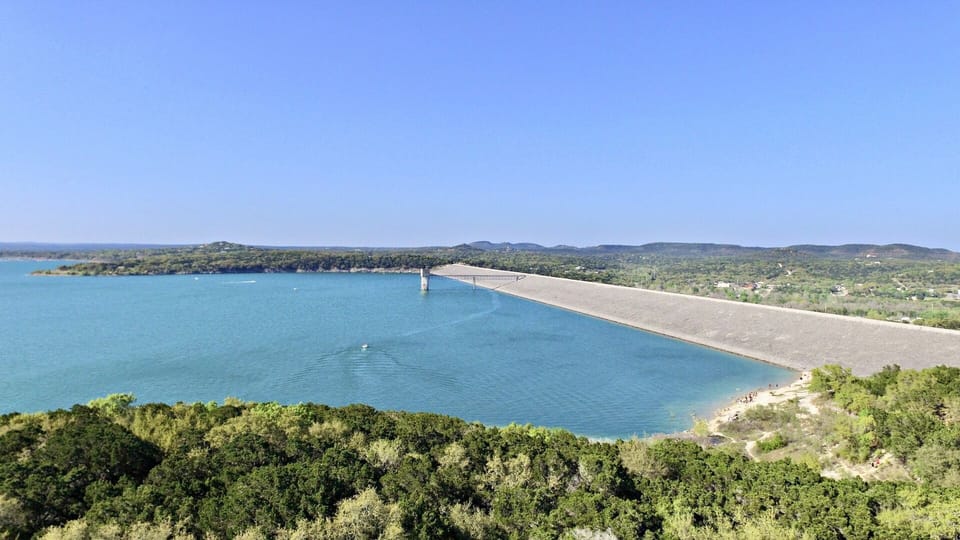 Walk Canyon Lake Dam, 12 miles