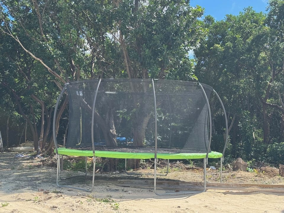 Our trampoline!