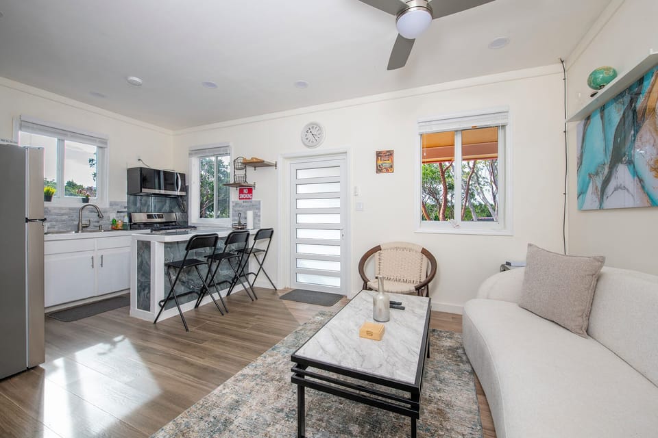 Open concept living.