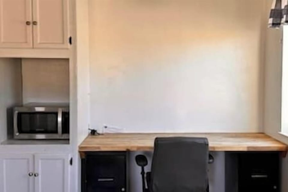 Desk in the kitchen