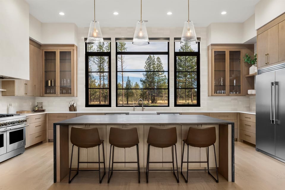 Breakfast bar for five