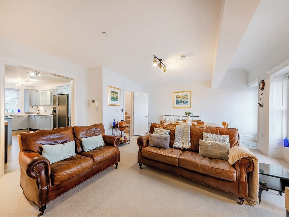 Living room/dining room | The Penthouse Westhaven, Aberdyfi