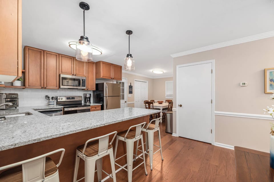 Cook something special in this modern kitchen.