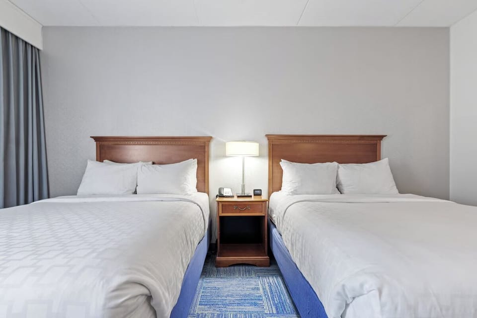 Sink into crisp linens and enjoy a calm, restful night.