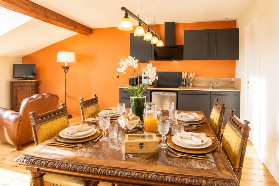 Comfortable dining room for your meals