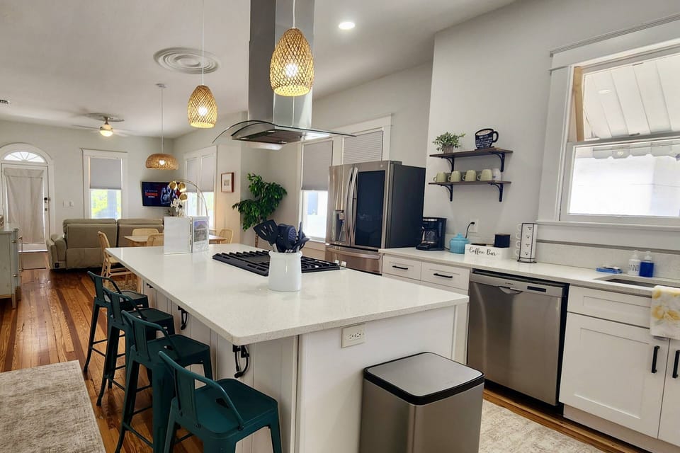 Cook like a local — this kitchen is stocked with all the tools and essentials you’ll need.