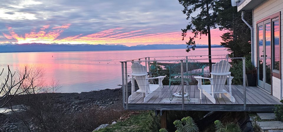 Sunset Deck off the Bunkie (4th bedroom)