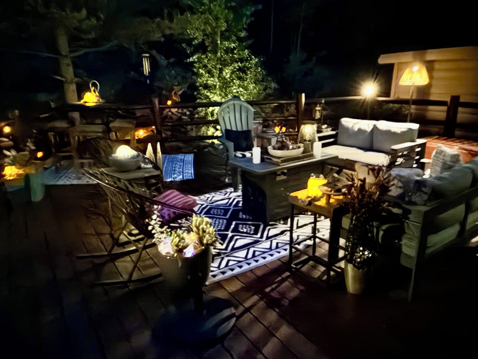 Evenings under the stars.🌟