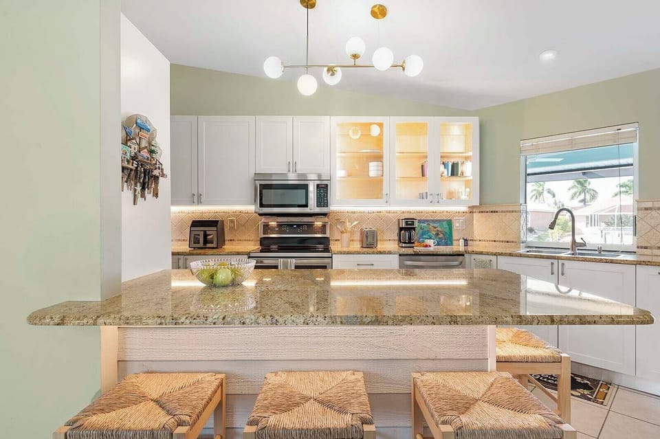 Kitchen with Island Great for Entertainment